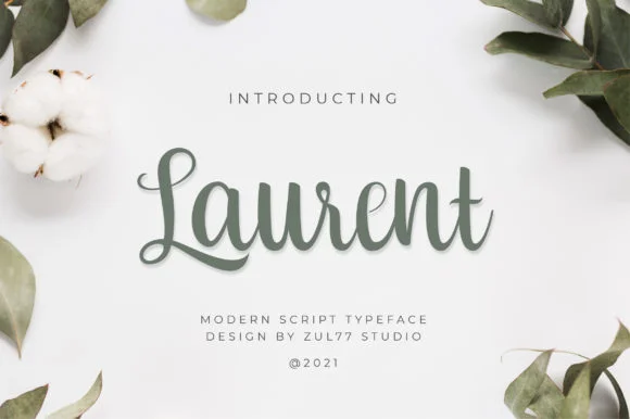 Laurent Font by Asrostudio_zul77 — Script Handwritten Font