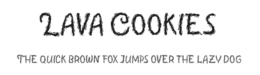 Lava Cookies by Letterhend Studio β Decorative Font
