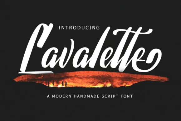 Lavalette Font by semuthitam β Script Handwritten Font