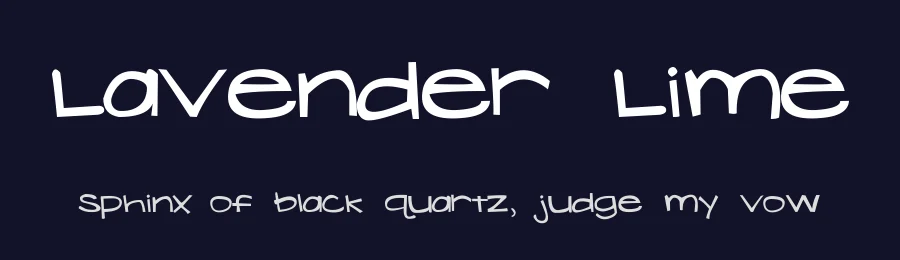 Lavender Lime by Kimberly Geswein — Decorative Font — thumbnail 2