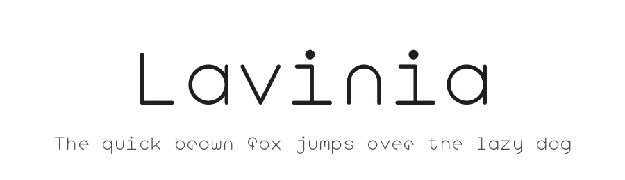 Lavinia by Rahman Yerli — Sans Serif Font
