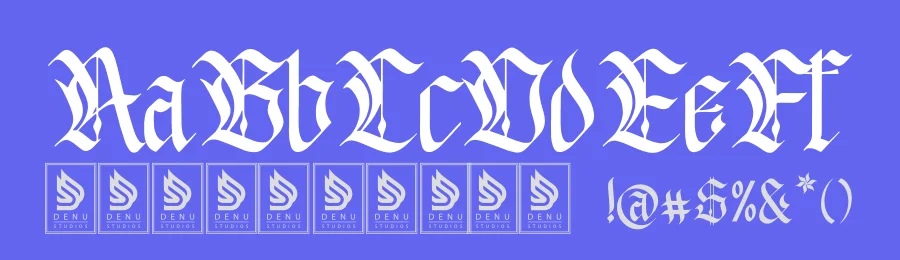 Lawlliet by Denustudios — Blackletter Font — thumbnail 3