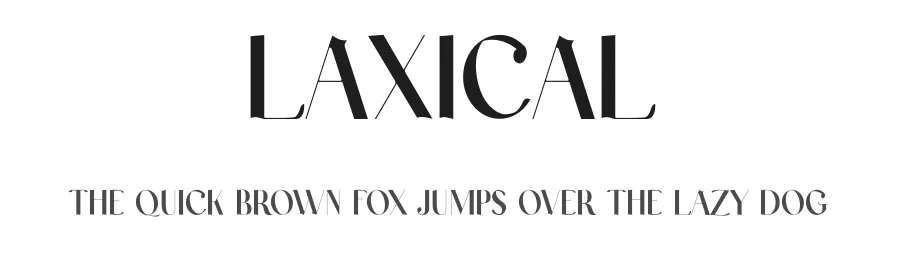 Laxical by Firstype Studio — Sans Serif Font