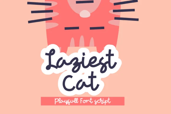 Laziest Cat Font by Ongtype co. — Script Handwritten Font