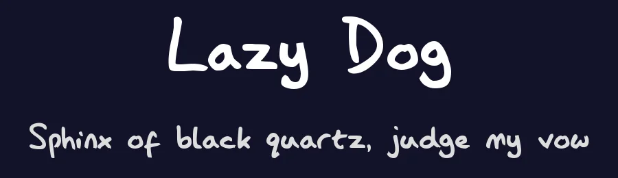 Lazy Dog by Paul Neave — Script Handwritten Font — thumbnail 2