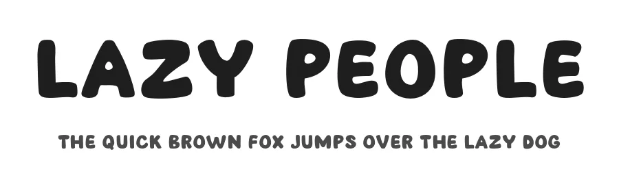 Lazy People