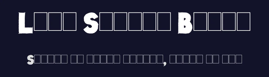 Lazy Sketch Black by imagex — Decorative Font — thumbnail 2
