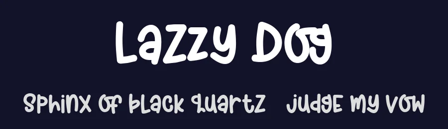 Lazzy Dog by Creatype Studio — Decorative Font — thumbnail 2