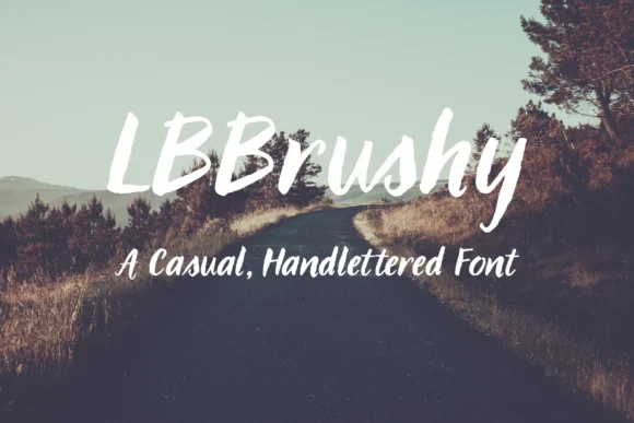 LBBrushy Font by Laura Bolter Design — Serif Font
