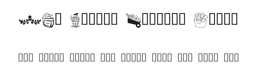 LCR Autumn Harvest Dings by LeChefRené — Dingbats Font