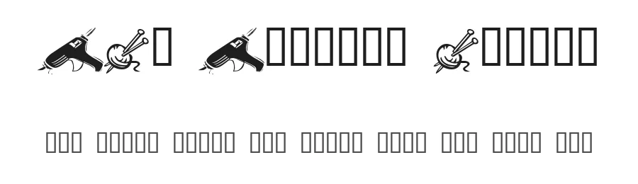 LCR Lesleys Crafts by LeChefRené — Dingbats Font