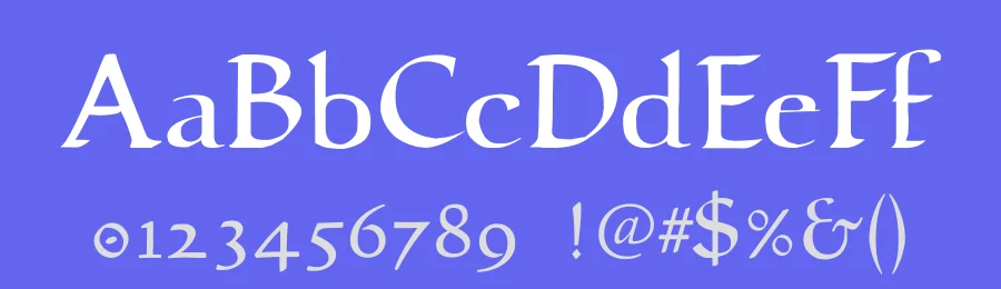 LDR Bracciolini by Luigi Della Rosa — Decorative Font — thumbnail 3