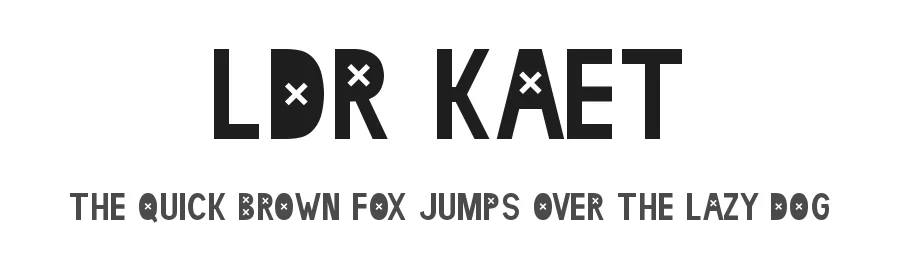 LDR Kaet by Neoqueto — Decorative Font