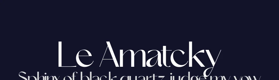 Le Amatcky by Hishand Studio — Sans Serif Font — thumbnail 2