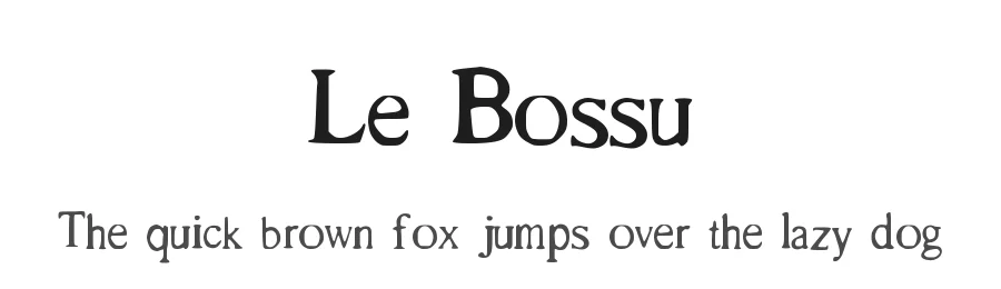Le Bossu