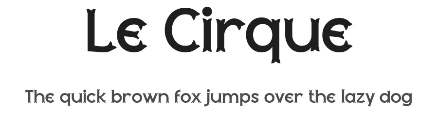 Le Cirque