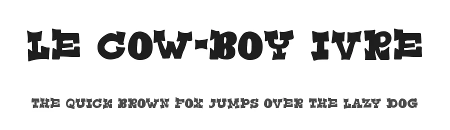 Le Cow-Boy Ivre