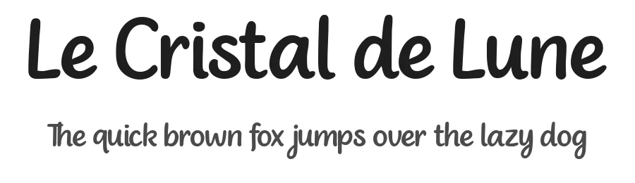 Le Cristal de Lune