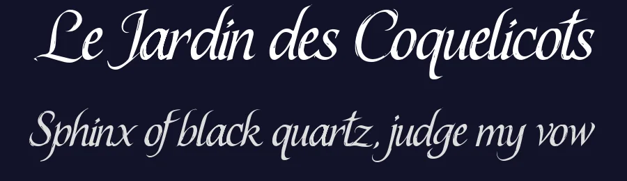 Le Jardin des Coquelicots by BlackFridayFont FMF — Script Handwritten Font — thumbnail 2
