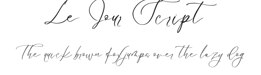Le Jour Script