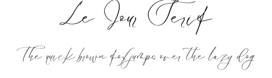 Le Jour Serif