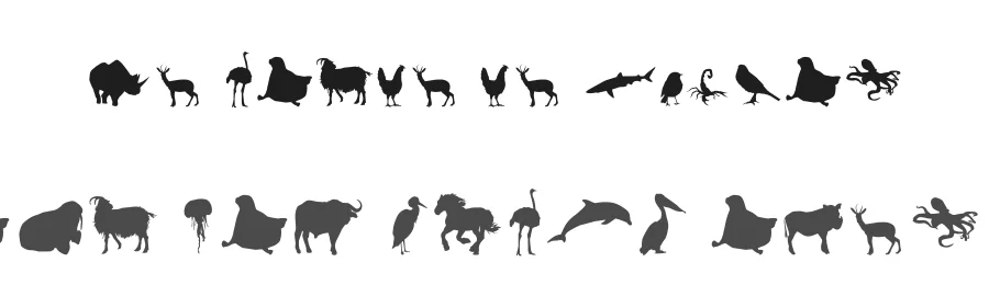 Le monde de Victor by Philippe  Andrevon — Dingbats Font