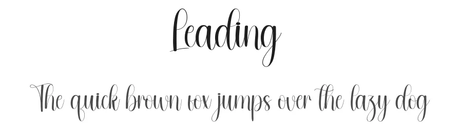 Leading