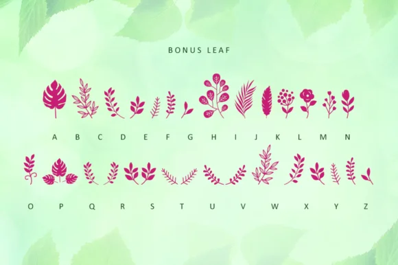 Leafing Font by illushvara — Script Handwritten Font — thumbnail 8