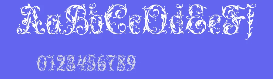 Leafy by West Wind Fonts — Decorative Font — thumbnail 3