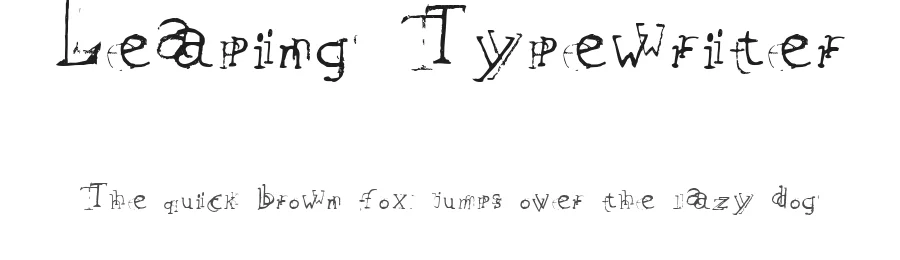 Leaping Typewriter