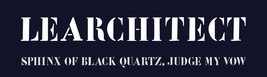 LeArchitect by Manfred Klein — Decorative Font — thumbnail 2