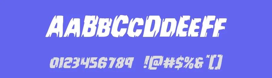 Leatherface by Iconian Fonts — Decorative Font — thumbnail 3