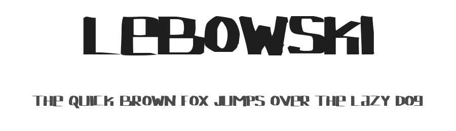 Lebowski by Spork Thug Typography — Decorative Font