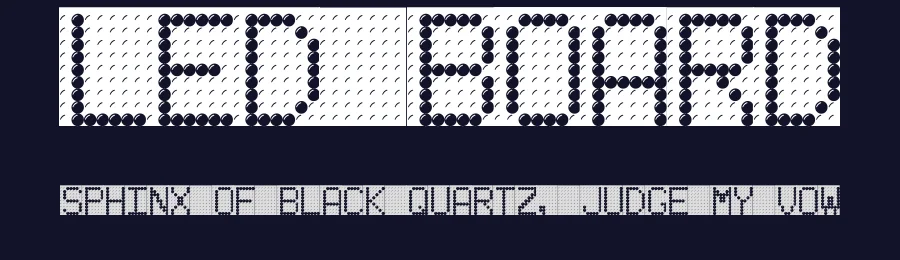 Led Board by Paul Hustava — Display Font — thumbnail 2