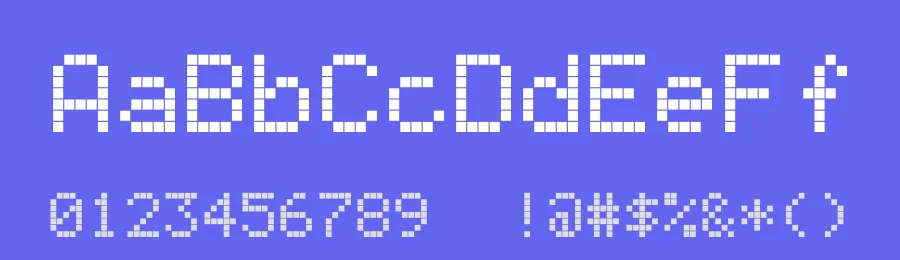 LED Calculator by Colonel Sanders — Display Font — thumbnail 3