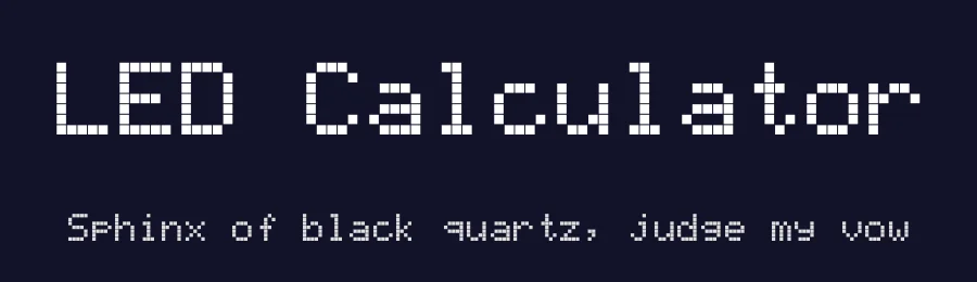 LED Calculator by Colonel Sanders — Display Font — thumbnail 2