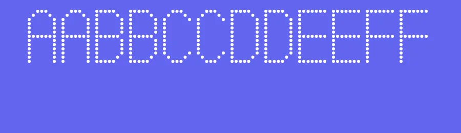 Led Simple ST by Southype — Display Font — thumbnail 3