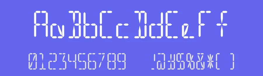 LED Simulator by Colonel Sanders — Display Font — thumbnail 3
