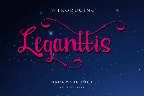 Leganttis Font by Gie Studio — Script Handwritten Font