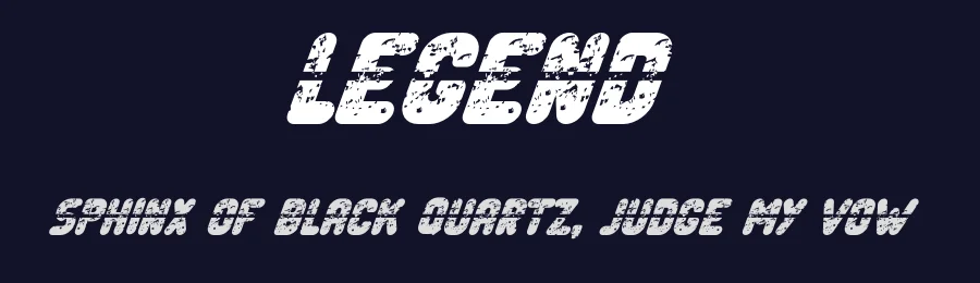 Legend by Design Vector10 — Decorative Font — thumbnail 2