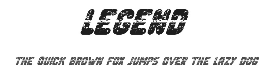 Legend by Design Vector10 โ Decorative Font