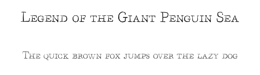 Legend of the Giant Penguin Sea