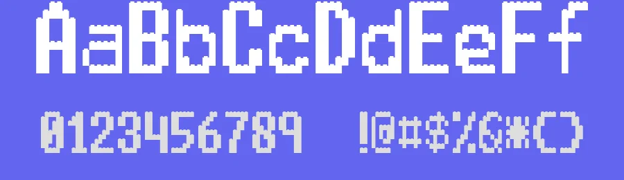 Lego Brix by SpideRaYsfoNtS — Display Font — thumbnail 3