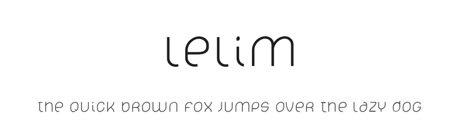 Lelim by Stefan Motzigemba — Sans Serif Font