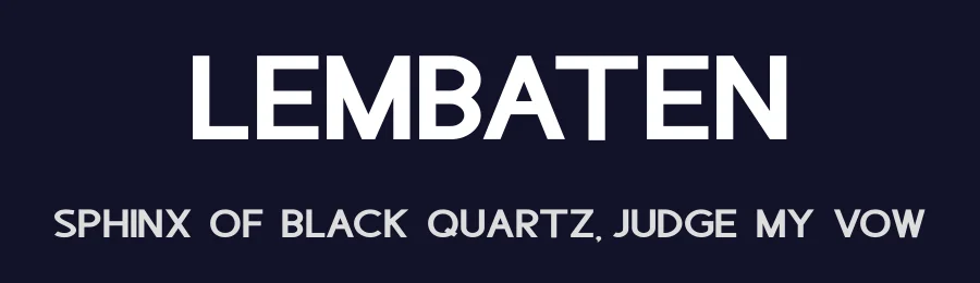 Lembaten by Mustofa Nur Sidiq — Sans Serif Font — thumbnail 2