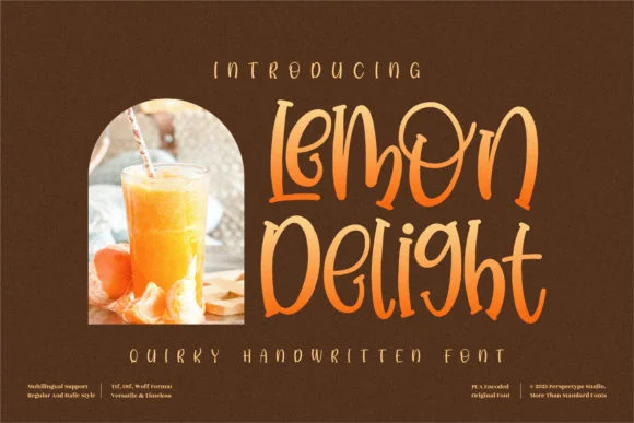 Lemon Delight Font by Perspectype — Script Handwritten Font