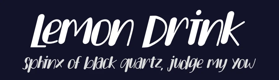 Lemon Drink by Letterena Studios — Decorative Font — thumbnail 2