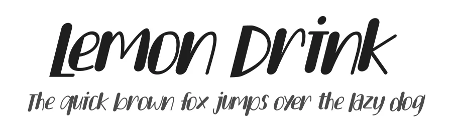 Lemon Drink by Letterena Studios — Decorative Font