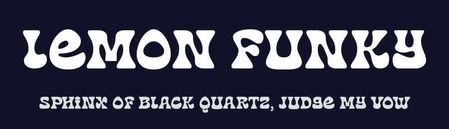 Lemon Funky by HansCo — Decorative Font — thumbnail 2