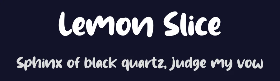 Lemon Slice by Graphix Line Studio — Decorative Font — thumbnail 2